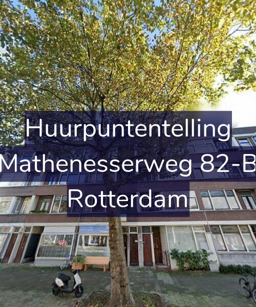 Foto gevel Huurpuntentelling voor Mathenesserweg 82-B, Rotterdam