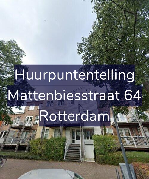 Foto gevel Huurpuntentelling voor Mattenbiesstraat 64, Rotterdam