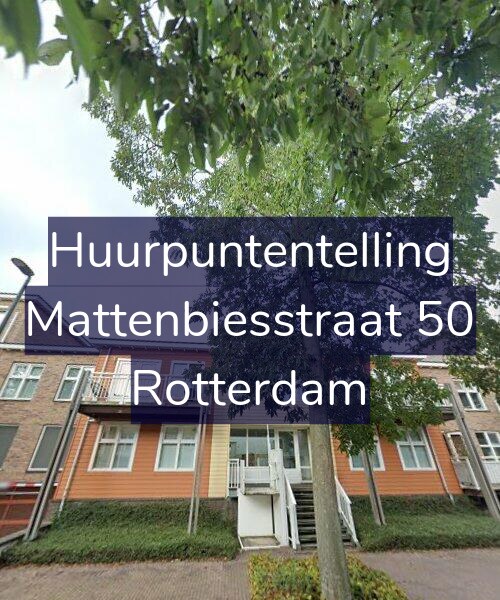 Foto gevel Huurpuntentelling voor Mattenbiesstraat 50, Rotterdam