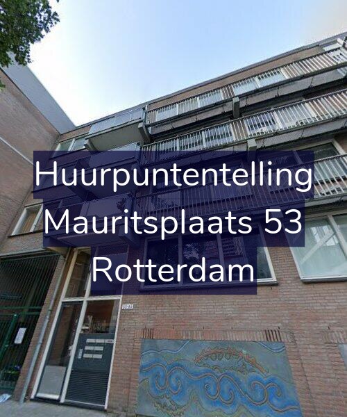 Foto gevel Huurpuntentelling voor Mauritsplaats 53, Rotterdam
