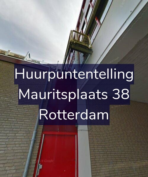 Foto gevel Huurpuntentelling voor Mauritsplaats 38, Rotterdam