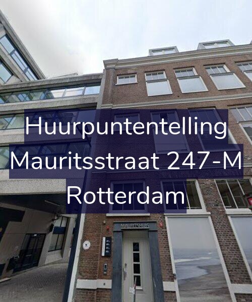 Foto gevel Huurpuntentelling voor Mauritsstraat 247-M, Rotterdam