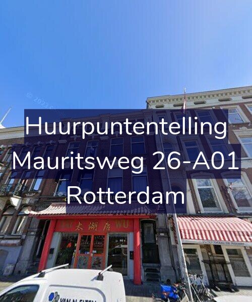 Foto gevel Huurpuntentelling voor Mauritsweg 26-A01, Rotterdam