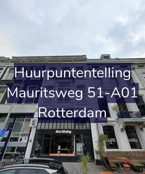 Foto gevel Huurpuntentelling voor Mauritsweg 51-A01, Rotterdam
