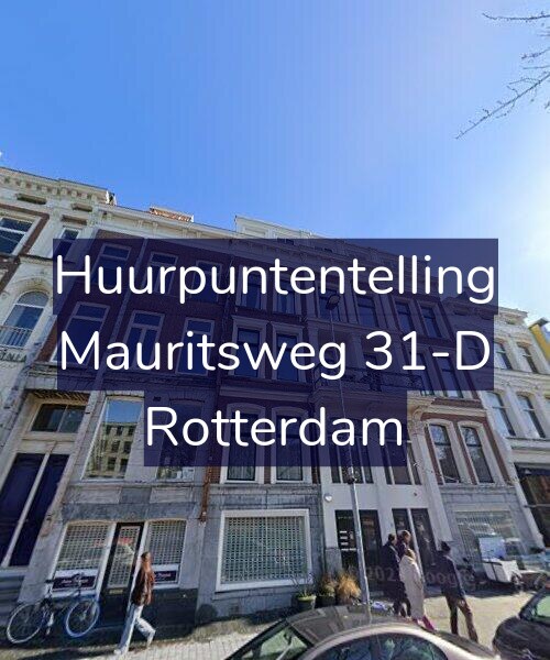Foto gevel Huurpuntentelling voor Mauritsweg 31-D, Rotterdam