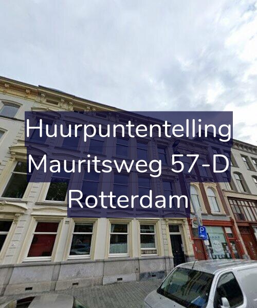 Foto gevel Huurpuntentelling voor Mauritsweg 57-D, Rotterdam