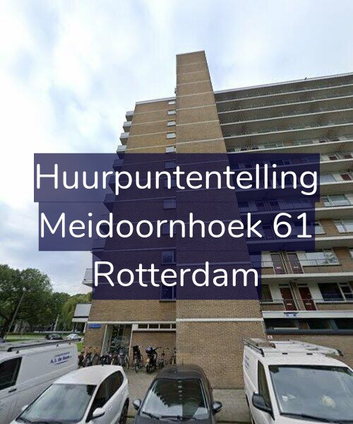 Foto gevel Huurpuntentelling voor Meidoornhoek 61, Rotterdam