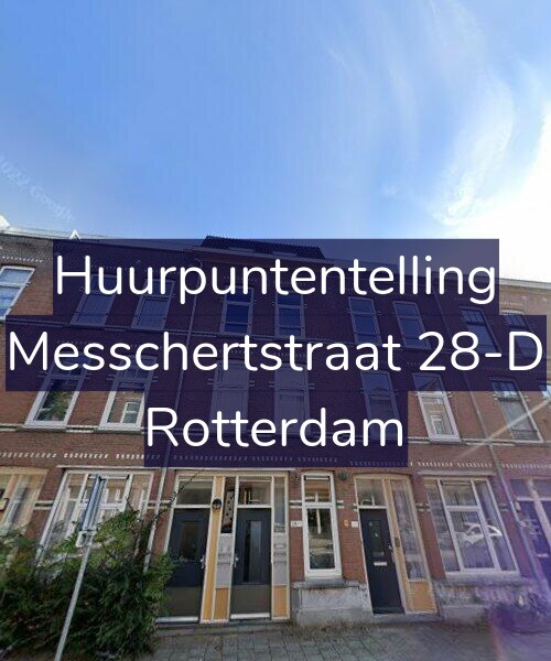 Foto gevel Huurpuntentelling voor Messchertstraat 28-D, Rotterdam