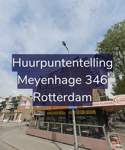 Foto gevel Huurpuntentelling voor Meyenhage 346, Rotterdam