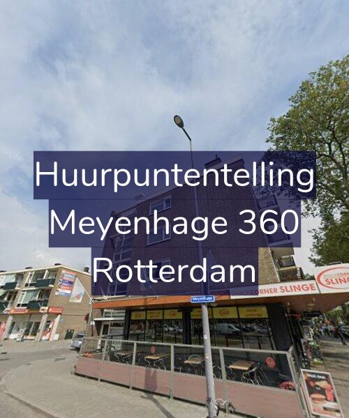 Foto gevel Huurpuntentelling voor Meyenhage 360, Rotterdam