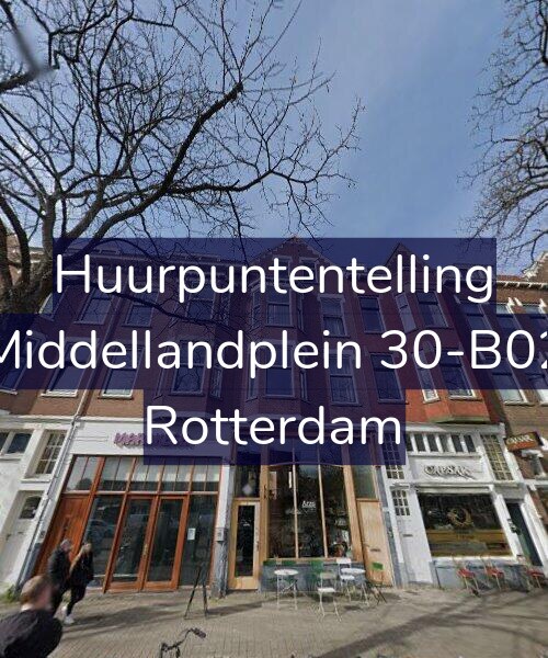 Foto gevel Huurpuntentelling voor Middellandplein 30-B02, Rotterdam