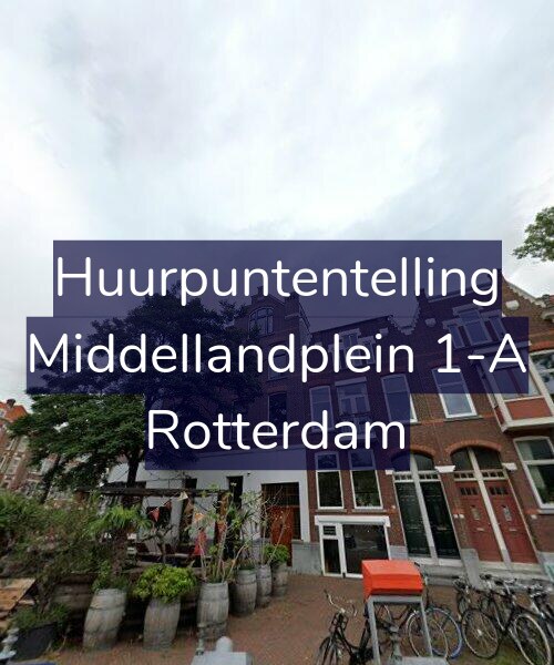 Foto gevel Huurpuntentelling voor Middellandplein 1-A, Rotterdam