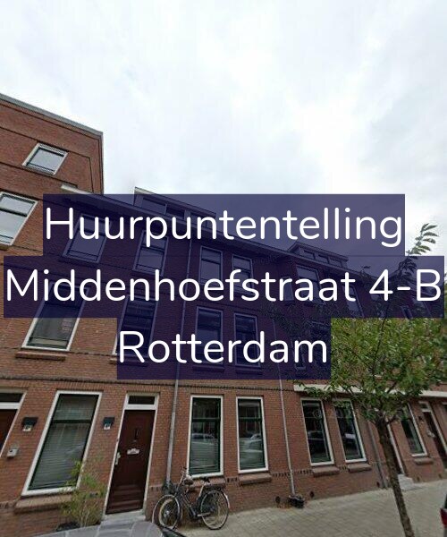 Foto gevel Huurpuntentelling voor Middenhoefstraat 4-B, Rotterdam