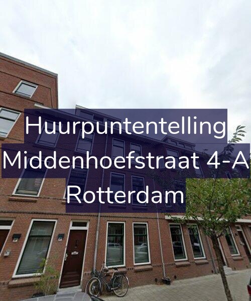 Foto gevel Huurpuntentelling voor Middenhoefstraat 4-A, Rotterdam