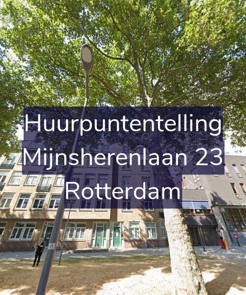 Foto gevel Huurpuntentelling voor Mijnsherenlaan 23, Rotterdam