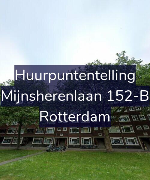 Foto gevel Huurpuntentelling voor Mijnsherenlaan 152-B, Rotterdam