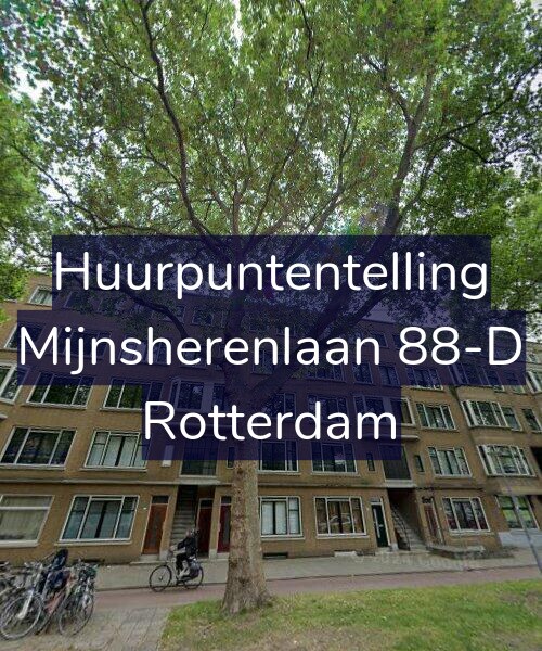 Foto gevel Huurpuntentelling voor Mijnsherenlaan 88-D, Rotterdam