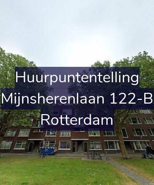 Foto gevel Huurpuntentelling voor Mijnsherenlaan 122-B, Rotterdam
