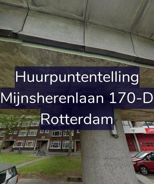 Foto gevel Huurpuntentelling voor Mijnsherenlaan 170-D, Rotterdam