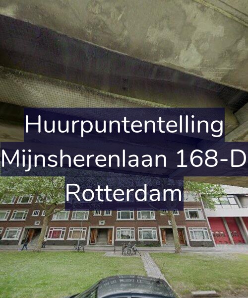 Foto gevel Huurpuntentelling voor Mijnsherenlaan 168-D, Rotterdam