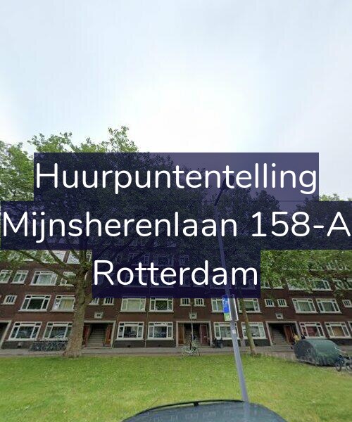 Foto gevel Huurpuntentelling voor Mijnsherenlaan 158-A, Rotterdam