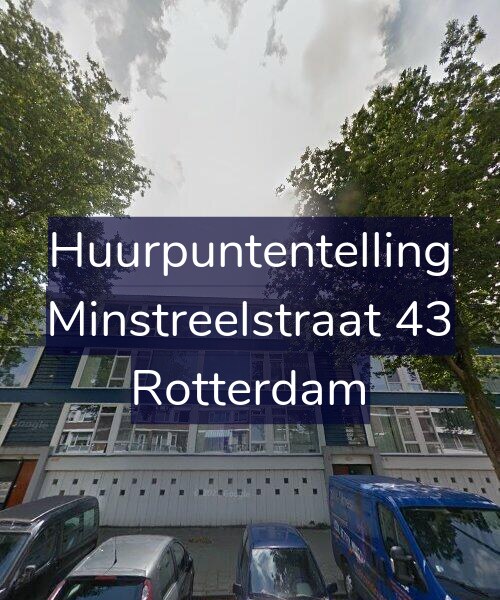 Foto gevel Huurpuntentelling voor Minstreelstraat 43, Rotterdam