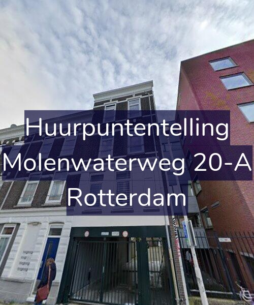 Foto gevel Huurpuntentelling voor Molenwaterweg 20-A, Rotterdam