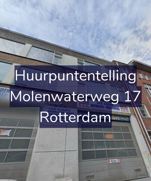 Foto gevel Huurpuntentelling voor Molenwaterweg 17, Rotterdam