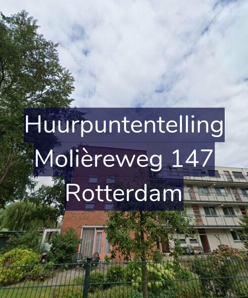 Foto gevel Huurpuntentelling voor Molièreweg 147, Rotterdam