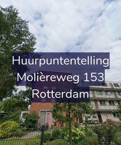 Foto gevel Huurpuntentelling voor Molièreweg 153, Rotterdam