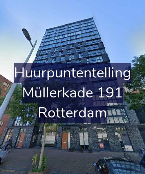 Foto gevel Huurpuntentelling voor Müllerkade 191, Rotterdam