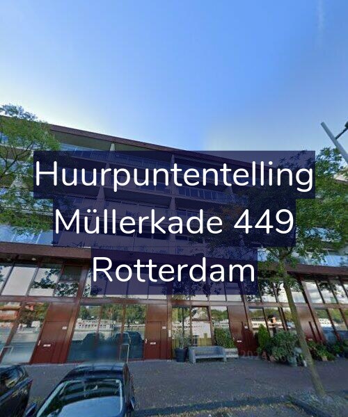 Foto gevel Huurpuntentelling voor Müllerkade 449, Rotterdam