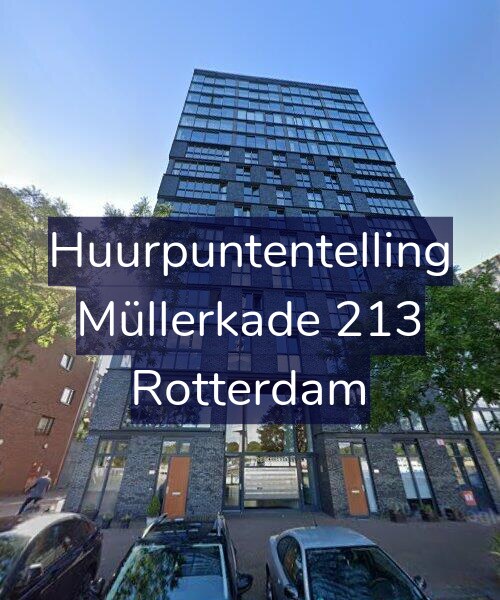 Foto gevel Huurpuntentelling voor Müllerkade 213, Rotterdam