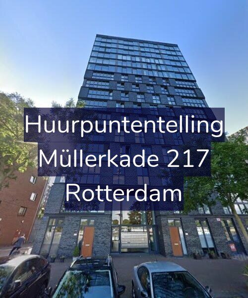 Foto gevel Huurpuntentelling voor Müllerkade 217, Rotterdam