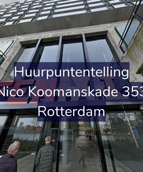 Foto gevel Huurpuntentelling voor Nico Koomanskade 353, Rotterdam