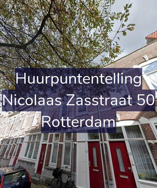Foto gevel Huurpuntentelling voor Nicolaas Zasstraat 50, Rotterdam