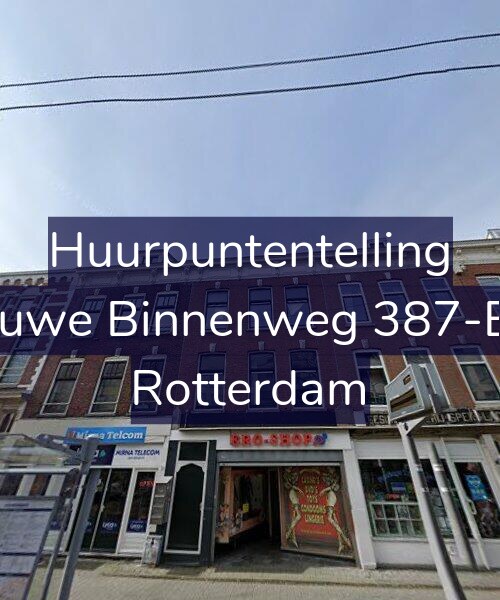 Foto gevel Huurpuntentelling voor Nieuwe Binnenweg 387-B01, Rotterdam