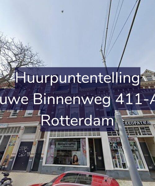 Foto gevel Huurpuntentelling voor Nieuwe Binnenweg 411-A01, Rotterdam