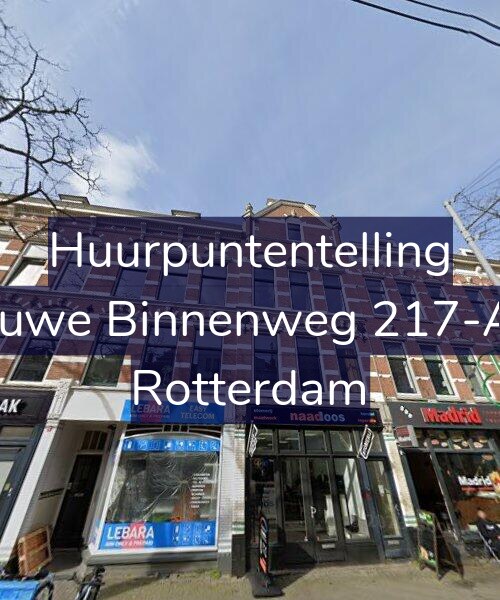 Foto gevel Huurpuntentelling voor Nieuwe Binnenweg 217-A02, Rotterdam