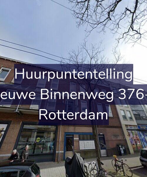 Foto gevel Huurpuntentelling voor Nieuwe Binnenweg 376-D, Rotterdam