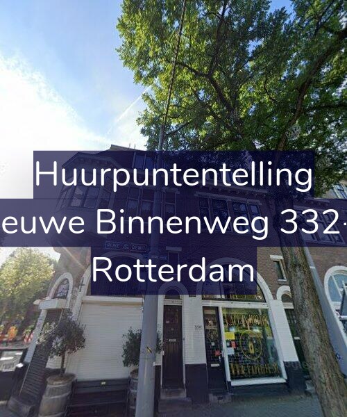 Foto gevel Huurpuntentelling voor Nieuwe Binnenweg 332-B, Rotterdam