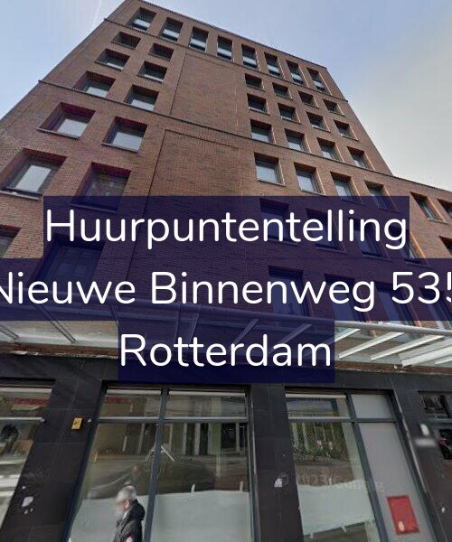 Foto gevel Huurpuntentelling voor Nieuwe Binnenweg 535, Rotterdam