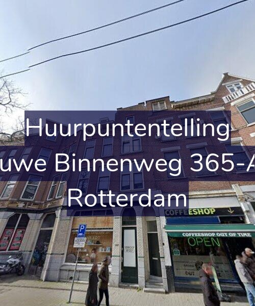 Foto gevel Huurpuntentelling voor Nieuwe Binnenweg 365-A01, Rotterdam
