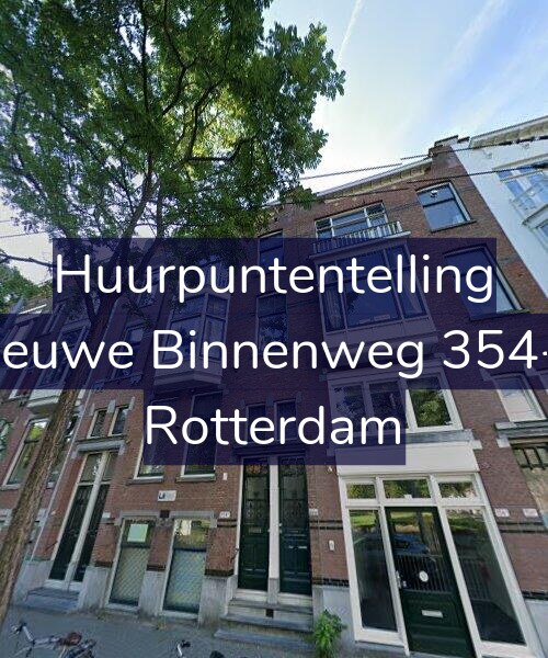 Foto gevel Huurpuntentelling voor Nieuwe Binnenweg 354-B, Rotterdam