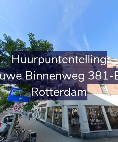 Foto gevel Huurpuntentelling voor Nieuwe Binnenweg 381-B02, Rotterdam