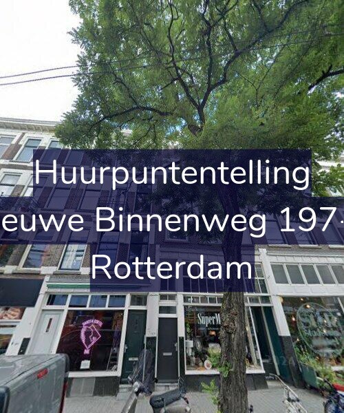Foto gevel Huurpuntentelling voor Nieuwe Binnenweg 197-C, Rotterdam