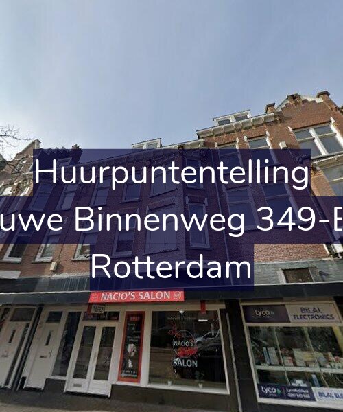 Foto gevel Huurpuntentelling voor Nieuwe Binnenweg 349-B01, Rotterdam
