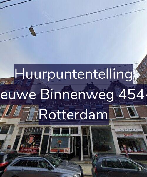 Foto gevel Huurpuntentelling voor Nieuwe Binnenweg 454-B, Rotterdam