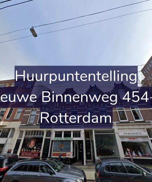 Foto gevel Huurpuntentelling voor Nieuwe Binnenweg 454-D, Rotterdam