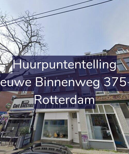 Foto gevel Huurpuntentelling voor Nieuwe Binnenweg 375-A, Rotterdam